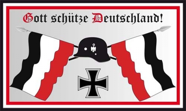 Flagge-Fahne-DR- Gott schütze Deutschland 90x150 cm