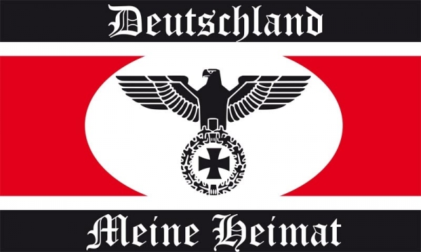 Mein Vaterland 90 x 150 cm Fahne Flagge Deutschland meine Heimat 