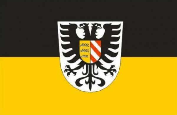 Tischflagge Alb Donau Kreis 10x15cm mit Ständer Tischfahne Miniflagge