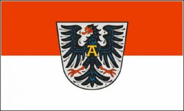 Tischflagge Altenstadt 10x15cm mit Ständer Tischfahne Miniflagge