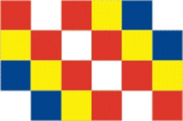 Tischflagge Antwerpen Provinz 10x15cm mit Ständer Tischfahne Miniflagge