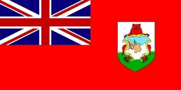 Flagge Fahne Bermuda 30x45 cm Stockflagge Hohlsaum