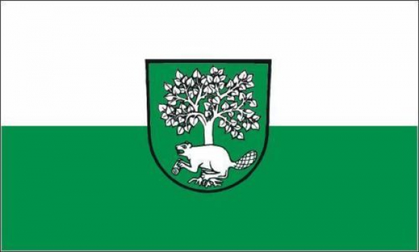 Tischflagge Biberach Gemeinde 10x15cm mit Ständer Tischfahne Miniflagge