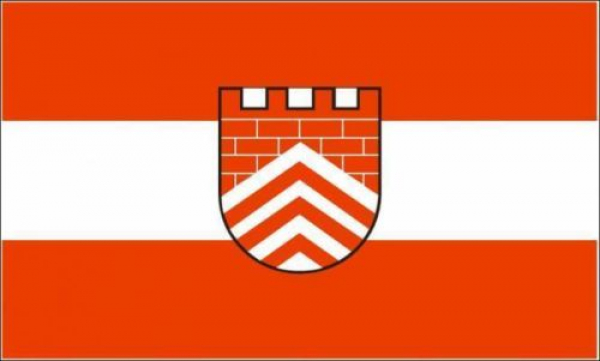 Tischflagge Borgholzhausen 10x15cm mit Ständer Tischfahne Miniflagge