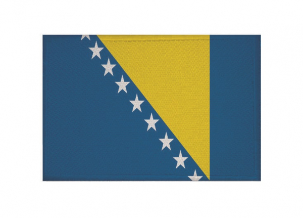 Aufnäher Patch Bosnien-Herzegowina Aufbügler Fahne Flagge