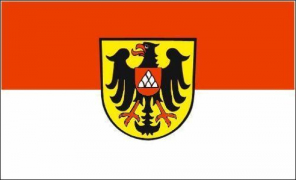 Tischflagge Breisach am Rhein 10x15cm mit Ständer Tischfahne Miniflagge