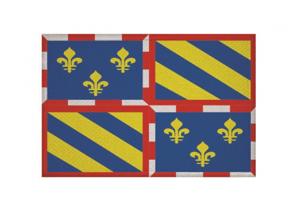 Aufnäher Patch Burgund Aufbügler Fahne Flagge