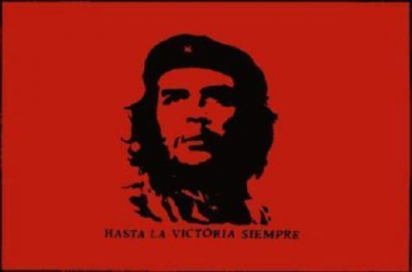 Tischflagge Che Guevara 10x15cm mit Ständer Tischfahne Miniflagge