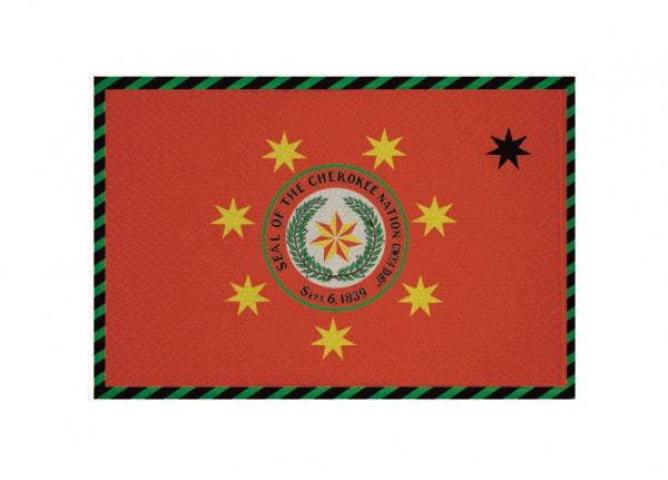 Aufnäher Patch Cherokee Nation Aufbügler Fahne Flagge