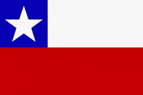 Tischflagge Chile 10x15cm mit Ständer Tischfahne Miniflagge