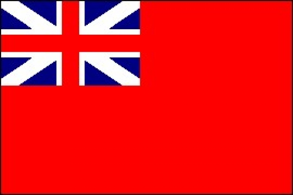 Flagge Fahne Großbritannien Red Ensign 1707-1801