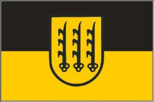 Flagge Fahne Crailsheim 30x45 cm Stockflagge Hohlsaum