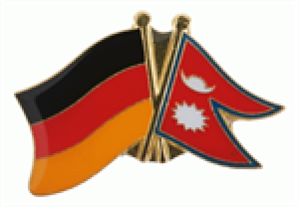 Freundschaftspin Deutschland - Nepal