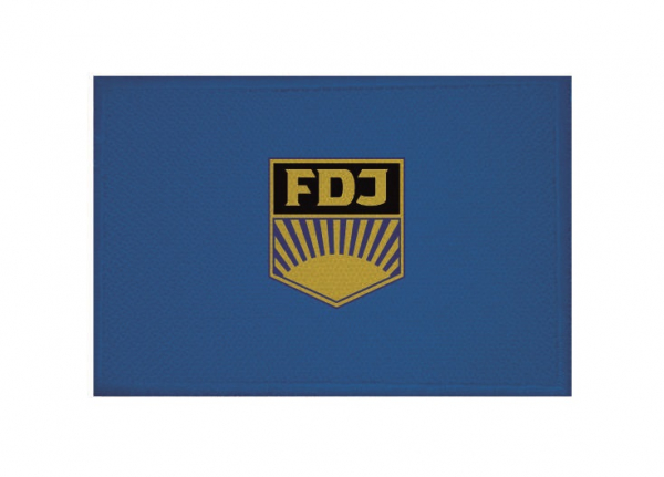 Aufnäher Patch DDR FDJ Aufbügler Fahne Flagge