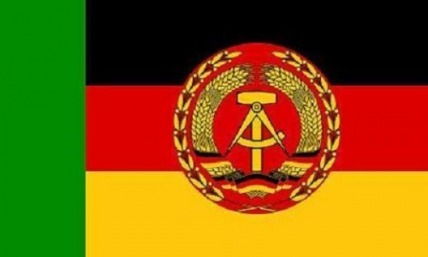 Flagge Fahne DDR Boote Elbe Oder Truppen 30x45 cm Stockflagge Hohlsaum