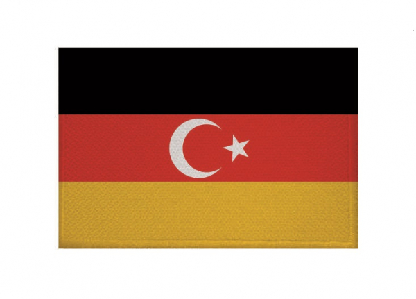 Türkei Flagge Aufnäher Patches Embleme Türkei Bonkurt Osmanen 100% gestickt 
