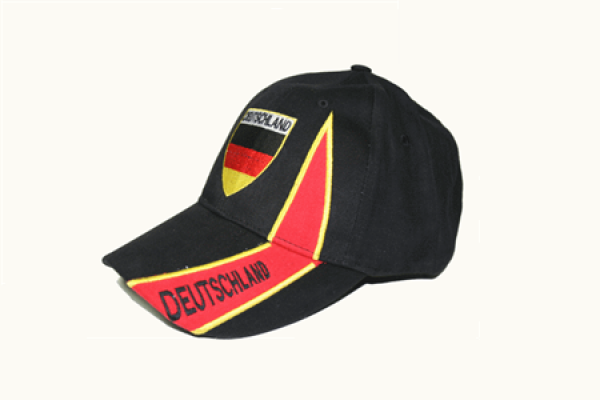 Baseballcap Deutschland schwarz