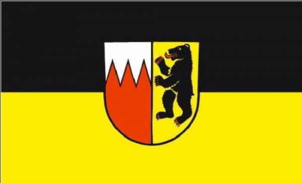 Tischflagge Dietingen 10x15cm mit Ständer Tischfahne Miniflagge