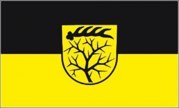 Tischflagge Dornstetten 10x15cm mit Ständer Tischfahne Miniflagge