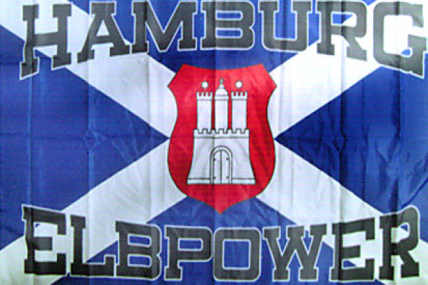 Flagge Fahne Hamburg Elbpower