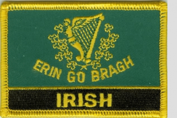 Aufnäher Erin go Bragh Schrift unten