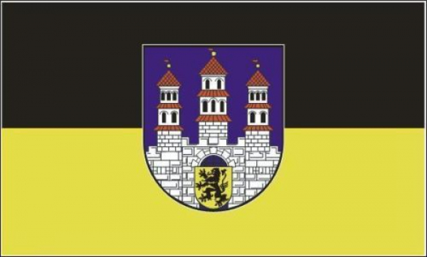 Tischflagge Freiberg 10x15cm mit Ständer Tischfahne Miniflagge