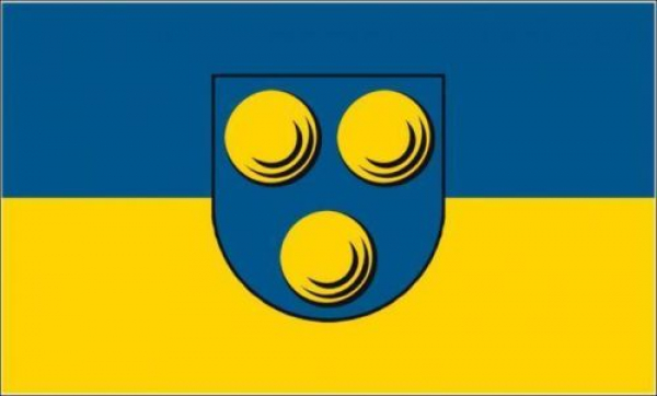 Tischflagge Freiberg am Neckar 10x15cm mit Ständer Tischfahne Miniflagge