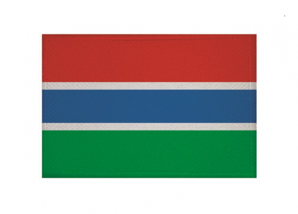 Aufnäher Patch Gambia Aufbügler Fahne Flagge