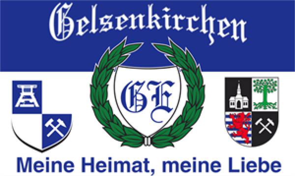 Flagge Fahne Gelsenkirchen meine Heimat meine Liebe