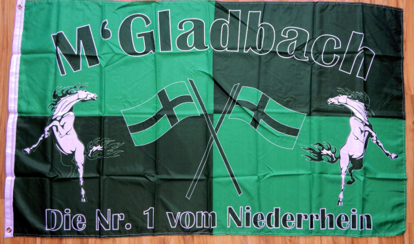 Flagge Fahne Gladbach Nr 1 vom Niederrhein