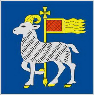 Tischflagge Gotlands Iän Tischfahne Fahne Flagge 10 x 15 cm