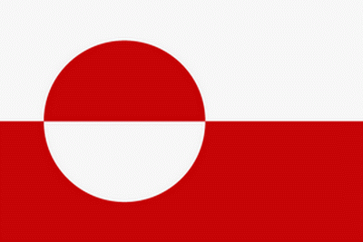 Fahne Grönland Eisbär Hissflagge 90 x 150 cm Flagge 