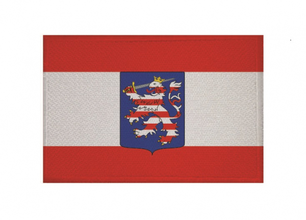 Aufnäher Patch Grossherzogtum Hessen  Aufbügler Fahne Flagge