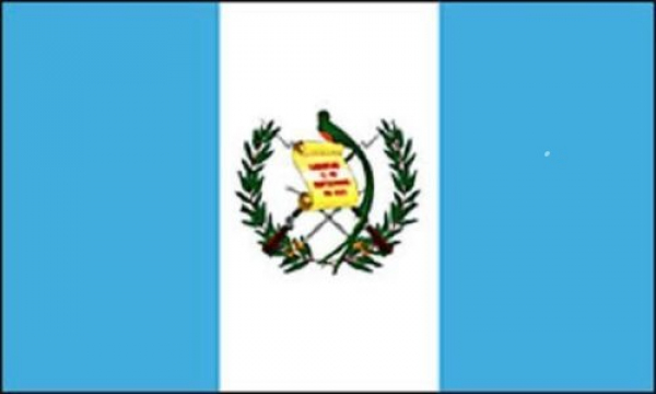 Tischflagge Guatemala 10x15cm mit Ständer Tischfahne Miniflagge