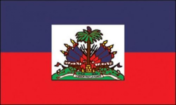 Tischflagge Haiti 10x15cm mit Ständer Tischfahne Miniflagge