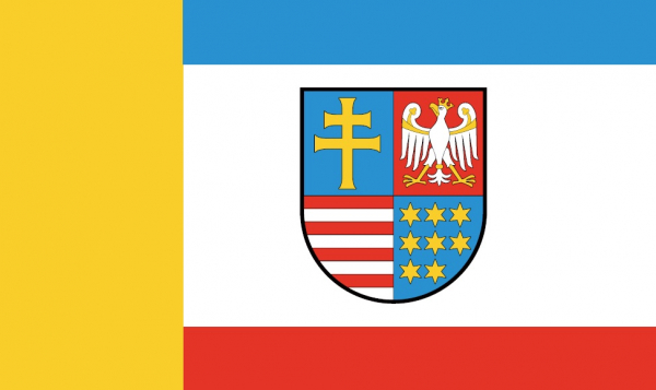 Flagge Fahne Heiligkreuz Woiwodschaft Polen