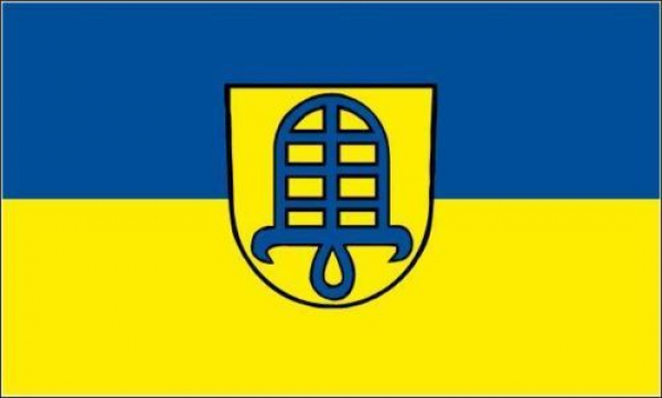 Tischflagge Hemmingen Württemberg 10x15cm mit Ständer Tischfahne Miniflagge