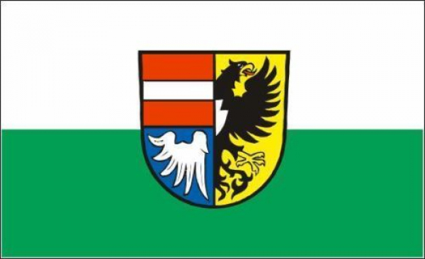 Tischflagge Herbolzheim 10x15cm mit Ständer Tischfahne Miniflagge