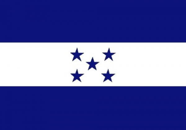 Tischflagge Honduras 10x15cm mit Ständer Tischfahne Miniflagge