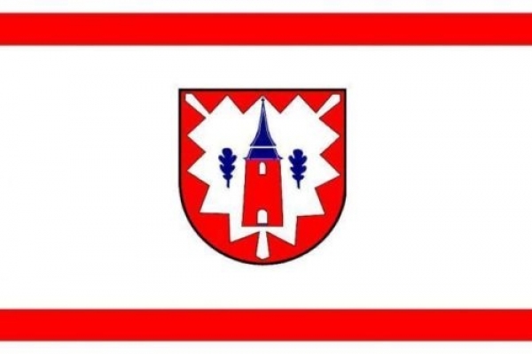 Tischflagge Kaltenkirchen 10x15cm mit Ständer Tischfahne Miniflagge