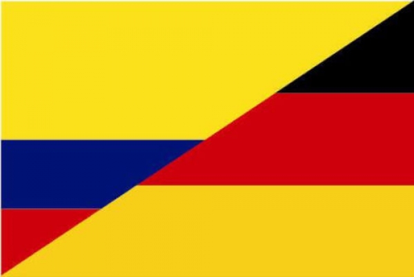 Flagge Fahne Kolumbien-Deutschland Freundschaftsfahne 90x60 cm *P