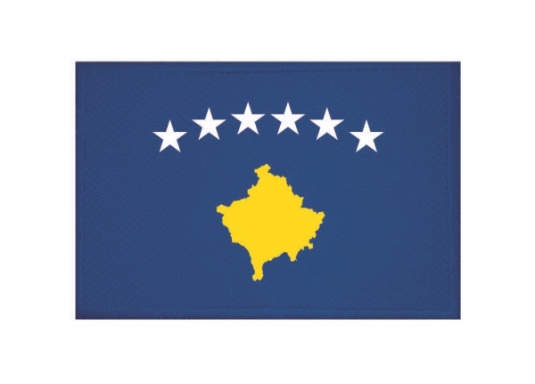 Aufnäher Patch Kosovo Aufbügler Fahne Flagge