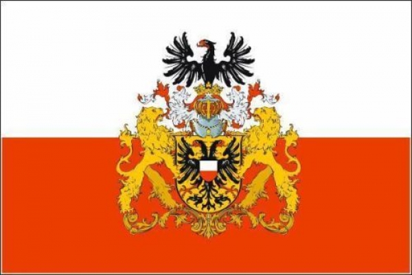 Flagge Fahne Lübeck mit großem Wappen 90x60 cm *P