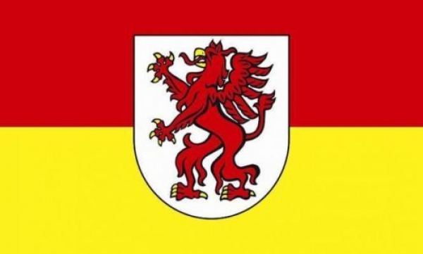 Flagge Fahne Leonding 30x45 cm Stockflagge Hohlsaum