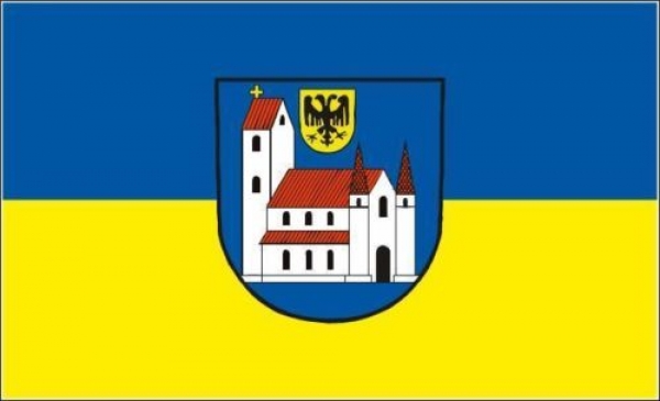 Flagge Fahne Leutkirch 30x45 cm Stockflagge Hohlsaum