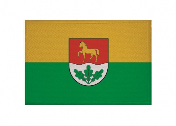 Aufnäher Patch Landkreis Ludwigslust Aufbügler Fahne Flagge