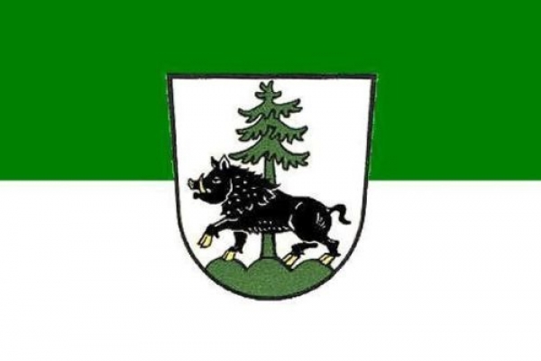 Flagge Fahne Landkreis Ebersberg 30x45 cm Stockflagge Hohlsaum