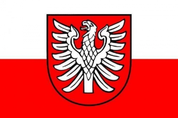 Tischflagge Landkreis Heilbronn 10x15cm mit Ständer Tischfahne Miniflagge