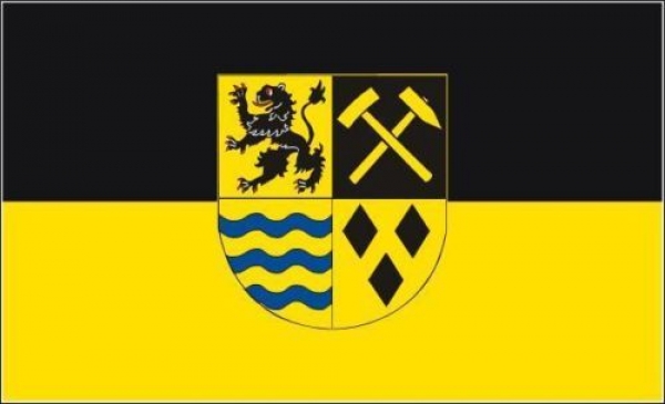 Tischflagge Landkreis Mittelsachsen 10x15cm mit Ständer Tischfahne Miniflagge