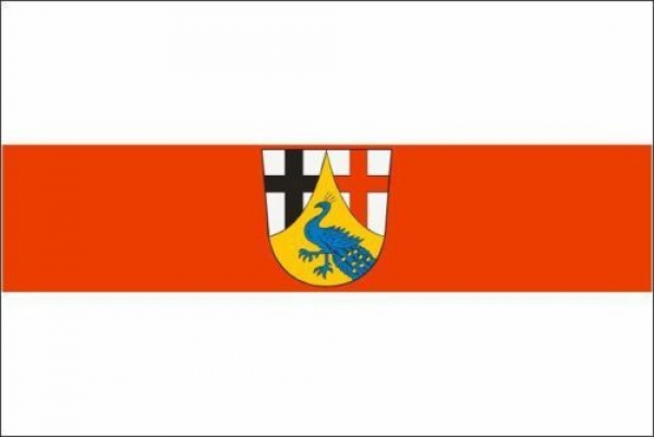 Tischflagge Landkreis Neuwied 10x15cm mit Ständer Tischfahne Miniflagge